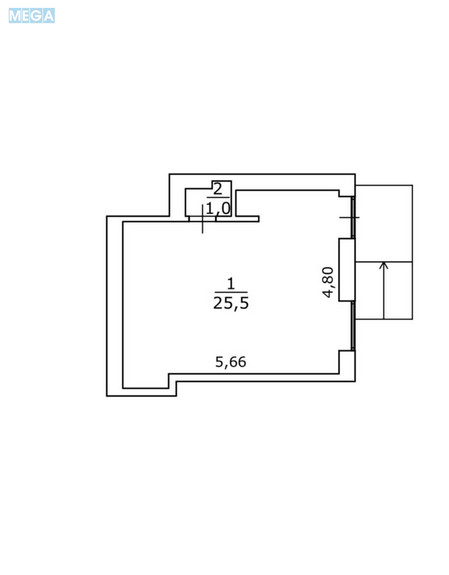 Продаж комерційної нерухомості, 26 кв.м, под магазин, <a class="location-link" href="/kiev/" title="Недвижимость Київ">Київ</a>, <a class="location-link" href="/kiev/shevchenkovskij/" title="Недвижимость Шевченківський район">Шевченківський р-н</a>, Щусєва вул., 13 (изображение 7)