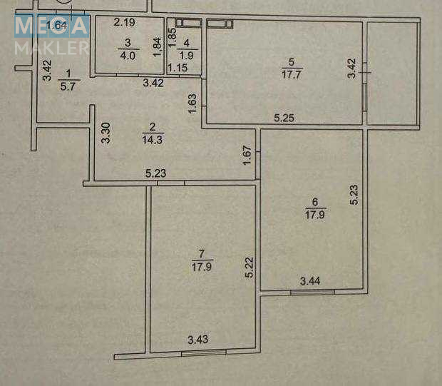 Продаж 2 кімнатної квартири (82/36/17,7), 6 пов. 25 пов. будинку, <a class="location-link" href="/vyshgorod/" title="Недвижимость Вишгород">Вишгород</a>, Кургузова, 11б (изображение 15)