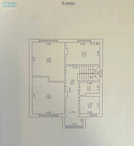 Продаж дома, 2&nbsp;поверху, 166&nbsp;кв.м, 5&nbsp;кімнат, ділянка 4&nbsp;сотки, <a class="location-link" href="/belogorodka-selo-kv/" title="Недвижимость Білогородка">Білогородка</a>, Весняна, 6 (изображение 21)
