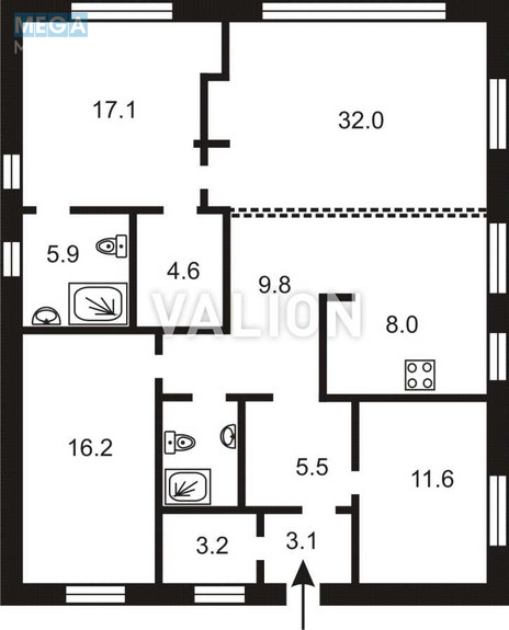 Продаж дома, 1 поверх, 121 кв.м, 4 кімнати, ділянка 4 сотки, <a class="location-link" href="/vita-pochtovaya/" title="Недвижимость Віта-Поштова">Віта-Поштова</a>, Вишнева (изображение 16)