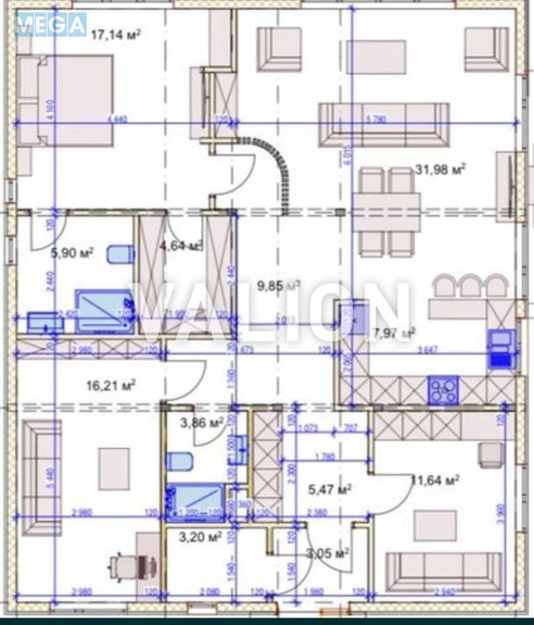 Продаж дома, 1 поверх, 121 кв.м, 4 кімнати, ділянка 4 сотки, <a class="location-link" href="/vita-pochtovaya/" title="Недвижимость Віта-Поштова">Віта-Поштова</a>, Вишнева (изображение 17)