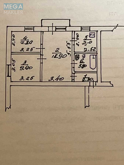 Продаж 3 кімнатної квартири (50/?/?), 2 пов. 2 пов. будинку, <a class="location-link" href="/boguslav/" title="Недвижимость Богуслав">Богуслав</a>, Миколаївська, 52 (изображение 6)
