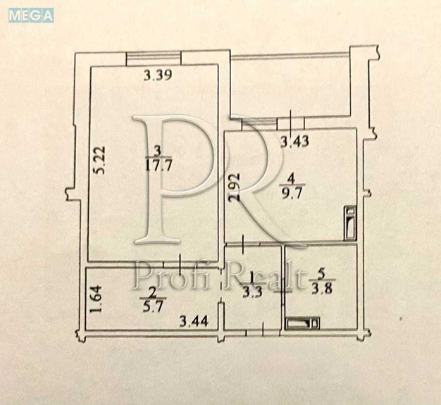 Продаж 1 кімнатної квартири (44/18/10), 22 пов. 25 пов. будинку, <a class="location-link" href="/kiev/" title="Недвижимость Київ">Київ</a>, <a class="location-link" href="/kiev/obolonskij/" title="Недвижимость Оболонський район">Оболонський р-н</a>, Балтійський пров., 1 (изображение 11)