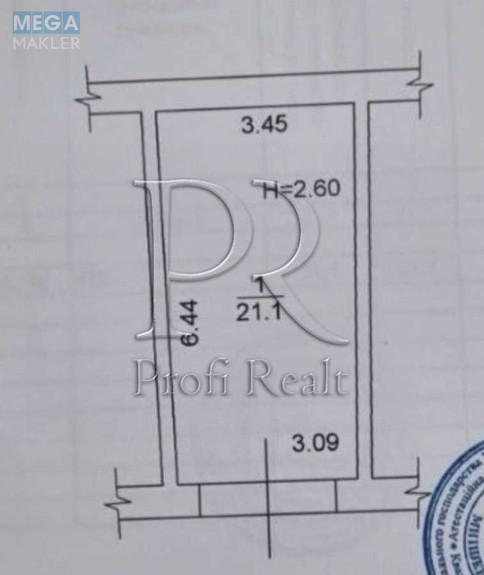 Продаж комерційної нерухомості, 21 кв.м, <a class="location-link" href="/kiev/" title="Недвижимость Київ">Київ</a>, <a class="location-link" href="/kiev/darnickij/" title="Недвижимость Дарницький район">Дарницький р-н</a>, Бориса Гмирі вул., 7 (изображение 3)