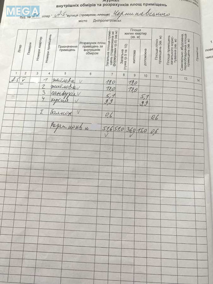 Продаж 2 кімнатної квартири (52/?/?), 5 пов. 5 пов. будинку, <a class="location-link" href="/dnepropetrovsk/" title="Недвижимость Дніпра">Дніпро</a>, Чернишевського, 21 (изображение 9)