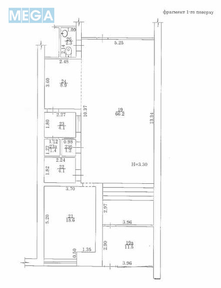Продаж комерційної нерухомості, 136,20 кв.м, под офис, <a class="location-link" href="/kharkov/" title="Недвижимость Харків">Харків</a>, <a class="location-link" href="/kharkov/leninskij/" title="Недвижимость Холодногорский (Ленинский) район">Холодногорский (Ленинский) р-н</a>, Павлова Академіка, 160 (изображение 2)