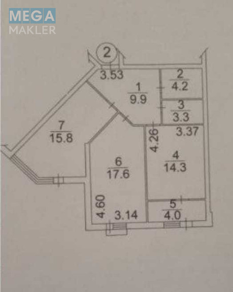 Продаж 2 кімнатної квартири (69/34/18), 3 пов. 4 пов. будинку, <a class="location-link" href="/chabany/" title="Недвижимость Чабані">Чабани</a>, Покровська, 24 (изображение 15)