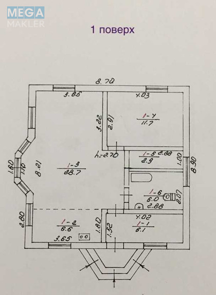 Продаж дома, 2 поверху, 123 кв.м, 5 кімнат, ділянка 6 соток, <a class="location-link" href="/glevaha/" title="Недвижимость Глеваха">Глеваха</a>, Садова (изображение 22)