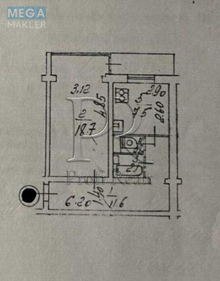 Продаж 1 кімнатної квартири (42/19/8), 5 пов. 9 пов. будинку, <a class="location-link" href="/kiev/" title="Недвижимость Київ">Київ</a>, <a class="location-link" href="/kiev/shevchenkovskij/" title="Недвижимость Шевченківський район">Шевченківський р-н</a>, Януша Корчака вулиця, 20А (изображение 18)