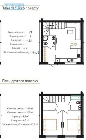 Продаж 2 кімнатної квартири (82/40/22), 2 пов. 2 пов. будинку, <a class="location-link" href="/borispol/" title="Недвижимость Бориспіль">Бориспіль</a>, ясна, 12 (изображение 6)