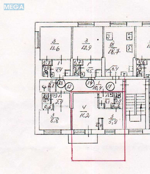 Продаж 2 кімнатної квартири (29/17/6), 2 пов. 5 пов. будинку, <a class="location-link" href="/kiev/" title="Недвижимость Київ">Київ</a>, <a class="location-link" href="/kiev/svyatoshinskij/" title="Недвижимость Святошинський район">Святошинський р-н</a>, Академіка Вернадського бульв., 63 (изображение 7)