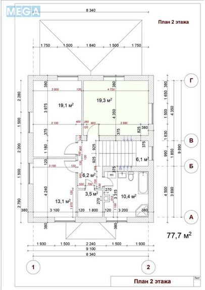 Продаж дома, 2 поверху, 150 кв.м, 4 кімнати, ділянка 5 соток, <a class="location-link" href="/kiev/" title="Недвижимость Київ">Київ</a>, <a class="location-link" href="/kiev/svyatoshinskij/" title="Недвижимость Святошинський район">Святошинський р-н</a>, Якова Качури вул. (изображение 12)