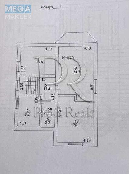 Продаж дома, 2&nbsp;поверху, 162&nbsp;кв.м, 3&nbsp;кімнати, ділянка 10&nbsp;соток, <a class="location-link" href="/gnedin/" title="Недвижимость Гнідін">Гнідин</a>, Пасічна вулиця (изображение 20)