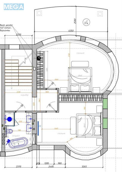 Продаж дома, 3 поверху, 225 кв.м, 5 кімнат, ділянка 6 соток, <a class="location-link" href="/kozin/" title="Недвижимость Козин">Козин</a>, Козацька, 44 (изображение 13)