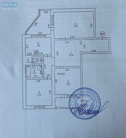 Продаж 3 кімнатної квартири (86/?/7,5), 3 пов. 16 пов. будинку, <a class="location-link" href="/kiev/" title="Недвижимость Київ">Київ</a>, <a class="location-link" href="/kiev/darnickij/" title="Недвижимость Дарницький район">Дарницький р-н</a>, Ревуцького вул., 13 (изображение 22)