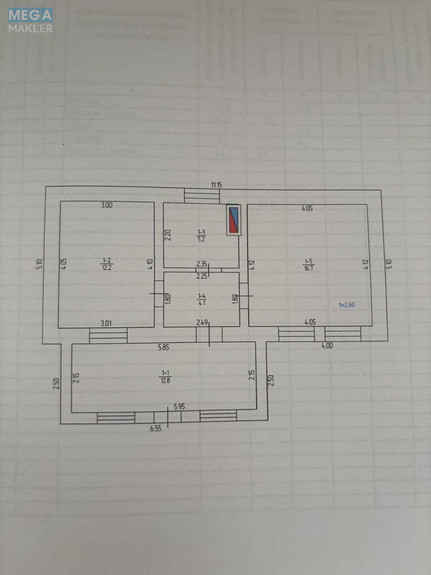 Продаж дома, 1 поверх, 51 кв.м, 3 кімнати, ділянка 10 соток, <a class="location-link" href="/nerubajskoe/" title="Недвижимость Нерубайське">Нерубайське</a>, Приморская, 10 (изображение 7)