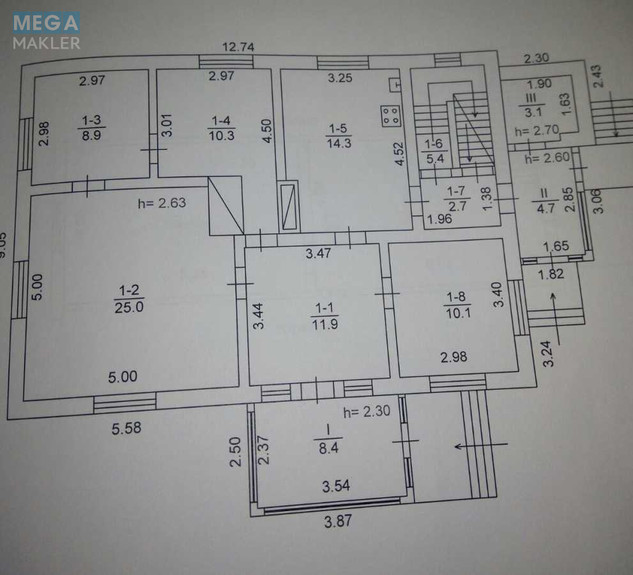 Продаж дома, 1&nbsp; поверх, 98&nbsp;кв.м, 4&nbsp;кімнати, ділянка 25&nbsp;соток, <a class="location-link" href="/vyshgorod/" title="Недвижимость Вишгород">Вишгород</a>, вітряного, 28 (изображение 2)