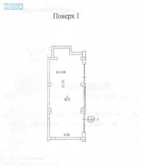 Оренда комерційної нерухомості, 46,90 кв.м, под магазин, <a class="location-link" href="/kiev/" title="Недвижимость Київ">Київ</a>, <a class="location-link" href="/kiev/goloseevskij/" title="Недвижимость Голосіївський район">Голосіївський р-н</a>, Тадея Рыльского бульв., 4 (изображение 9)