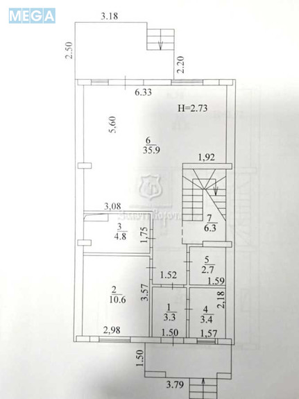 Продаж дома, 3 поверху, 200 кв.м, 6 кімнат, ділянка 1 сотка, <a class="location-link" href="/kiev/" title="Недвижимость Київ">Київ</a>, <a class="location-link" href="/kiev/obolonskij/" title="Недвижимость Оболонський район">Оболонський р-н</a>, Богатирський проїзд, 14 (изображение 23)