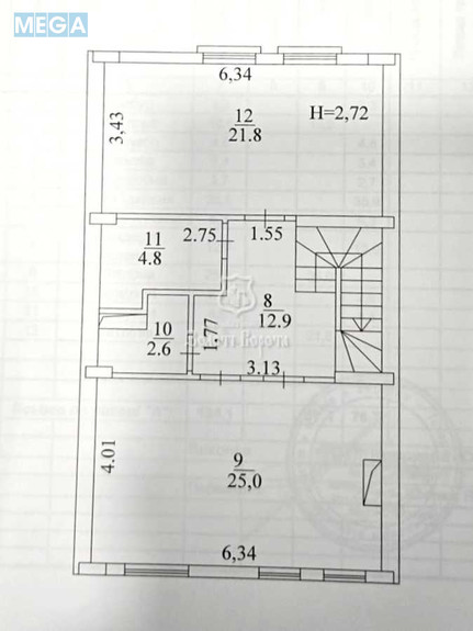 Продаж дома, 3 поверху, 200 кв.м, 6 кімнат, ділянка 1 сотка, <a class="location-link" href="/kiev/" title="Недвижимость Київ">Київ</a>, <a class="location-link" href="/kiev/obolonskij/" title="Недвижимость Оболонський район">Оболонський р-н</a>, Богатирський проїзд, 14 (изображение 24)
