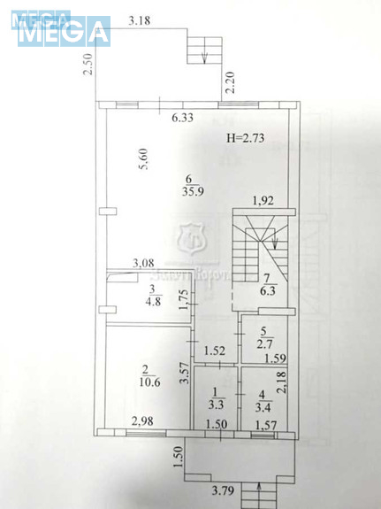 Продаж дома, 3 поверху, 200 кв.м, 6 кімнат, ділянка 1 сотка, <a class="location-link" href="/kiev/" title="Недвижимость Київ">Київ</a>, <a class="location-link" href="/kiev/obolonskij/" title="Недвижимость Оболонський район">Оболонський р-н</a>, Богатирський проїзд, 14 (изображение 47)