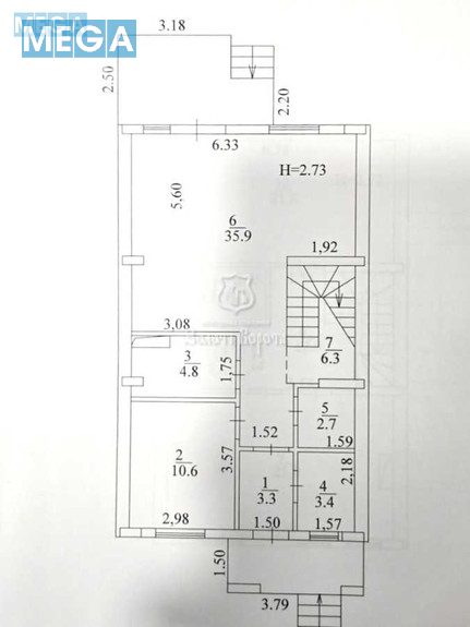 Продаж дома, 3 поверху, 200 кв.м, 6 кімнат, ділянка 1 сотка, <a class="location-link" href="/kiev/" title="Недвижимость Київ">Київ</a>, <a class="location-link" href="/kiev/obolonskij/" title="Недвижимость Оболонський район">Оболонський р-н</a>, Богатирський проїзд, 14 (изображение 71)