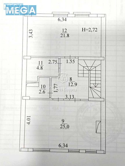Продаж дома, 3 поверху, 200 кв.м, 6 кімнат, ділянка 1 сотка, <a class="location-link" href="/kiev/" title="Недвижимость Київ">Київ</a>, <a class="location-link" href="/kiev/obolonskij/" title="Недвижимость Оболонський район">Оболонський р-н</a>, Богатирський проїзд, 14 (изображение 72)