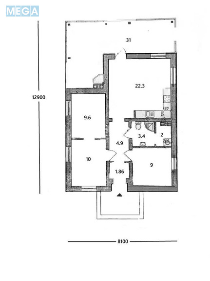 Продаж дома, 1 поверх, 73 кв.м, 3 кімнати, ділянка 10 соток, <a class="location-link" href="/procov/" title="Недвижимость Проців">Проців</a>, Озерна (изображение 11)