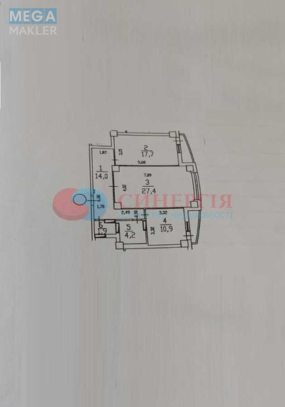 Продаж 2 кімнатної квартири (78/45/11), 12 пов. 23 пов. будинку, <a class="location-link" href="/kiev/" title="Недвижимость Київ">Київ</a>, <a class="location-link" href="/kiev/obolonskij/" title="Недвижимость Оболонський район">Оболонський р-н</a>, Макіївська вул., 8 (изображение 15)