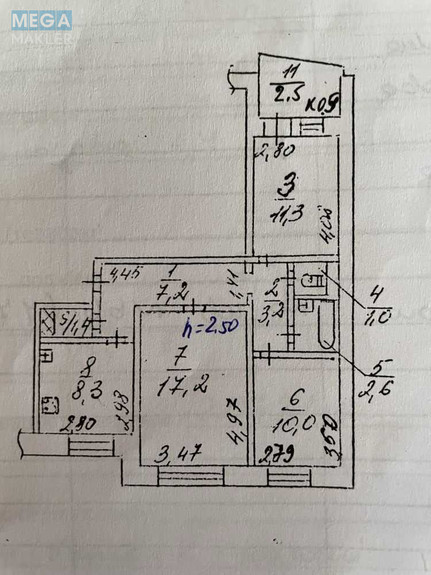Продаж 3 кімнатної квартири (65/?/11), 1 пов. 9 пов. будинку, <a class="location-link" href="/dnepropetrovsk/" title="Недвижимость Дніпра">Дніпро</a>, Набережная Победы, 134 (изображение 3)
