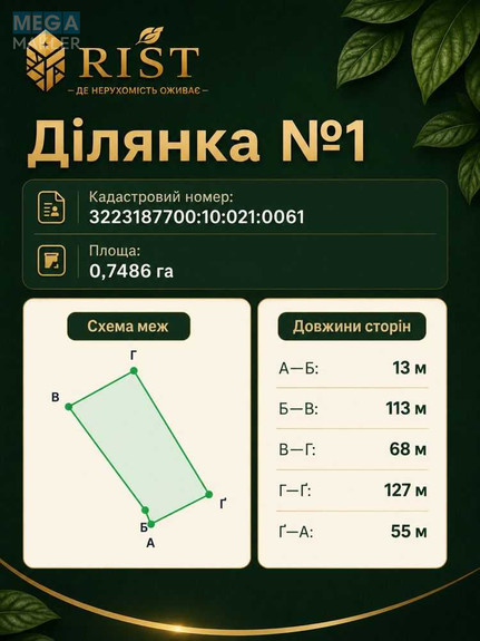 Продажа участка, 150 соток, участок под жилую застройку, <a class="location-link" href="/starye-bezradichi/" title="Недвижимость Старі Безрадичі">Старі Безрадичі</a>, Капустяна (изображение 5)