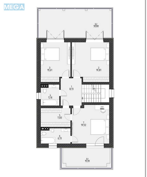 Продаж дома, 2 поверху, 200 кв.м, 5 кімнат, ділянка 8 соток, <a class="location-link" href="/kiev/" title="Недвижимость Київ">Київ</a>, <a class="location-link" href="/kiev/solomenskij/" title="Недвижимость Солом'янський район">Солом'янський р-н</a>, Сергія Колоса вул., 5 (изображение 22)