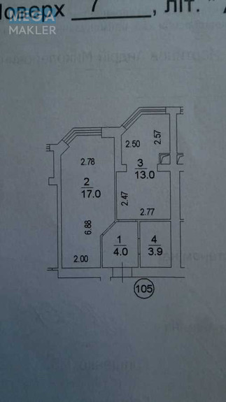 Продаж 1 кімнатної квартири (38/17/13), 7 пов. 7 пов. будинку, <a class="location-link" href="/sofievskaya-borshagovka/" title="Недвижимость Софіївська Борщагівка">Софіївська Борщагівка</a>, Корольова, 4 (изображение 14)