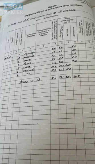 Продаж 2 кімнатної квартири (53/?/?), 2 пов. 5 пов. будинку, <a class="location-link" href="/dnepropetrovsk/" title="Недвижимость Дніпра">Дніпро</a>, Дмитра Яворницького, 33 (изображение 13)