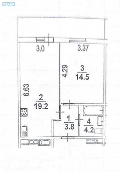 Продаж 1 кімнатної квартири (46/?/10), 3 пов. 21 пов. будинку, <a class="location-link" href="/kiev/" title="Недвижимость Київ">Київ</a>, <a class="location-link" href="/kiev/goloseevskij/" title="Недвижимость Голосіївський район">Голосіївський р-н</a>, Михайла Максимовича вул., 24 (изображение 2)