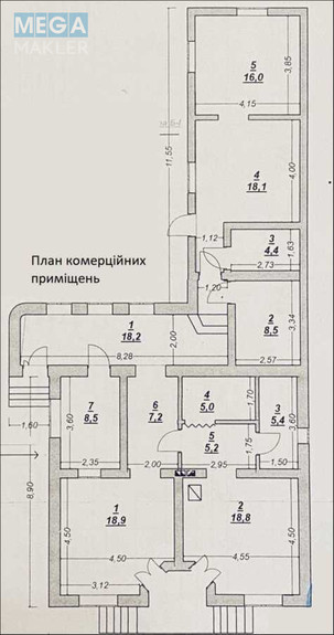 Продаж дома, 2 поверху, 145 кв.м, 10 кімнат, ділянка 10 соток, <a class="location-link" href="/hust/" title="Недвижимость Хуст">Хуст</a>, Центральна (изображение 9)