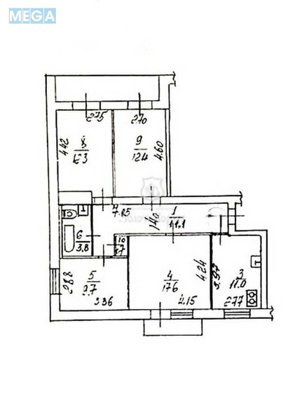 Продаж 4 кімнатної квартири (81,9/52/11), 7 пов. 9 пов. будинку, <a class="location-link" href="/kiev/" title="Недвижимость Київ">Київ</a>, <a class="location-link" href="/kiev/shevchenkovskij/" title="Недвижимость Шевченківський район">Шевченківський р-н</a>, Салютна вул., 4а (изображение 17)