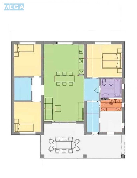 Продаж дома, 1 поверх, 110 кв.м, 3 кімнати, ділянка 6,33 соток, <a class="location-link" href="/dmitrovka-selo-kv-kievo-svyatoshinskij-rajon/" title="Недвижимость Дмитрівка">Дмитрівка</a>, Довженка, 23 (изображение 4)