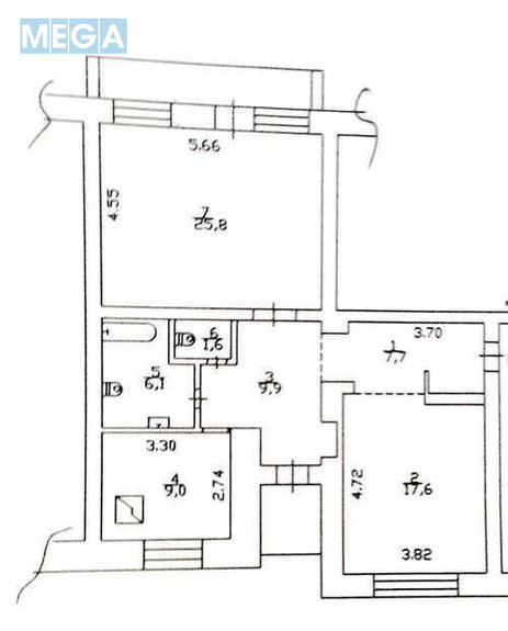 Оренда 2 кімнатної квартири, <a class="location-link" href="/kiev/" title="Недвижимость Київ">Київ</a>, <a class="location-link" href="/kiev/solomenskij/" title="Недвижимость Солом'янський район">Солом'янський р-н</a>, Борщаговская ул., 145 (изображение 3)