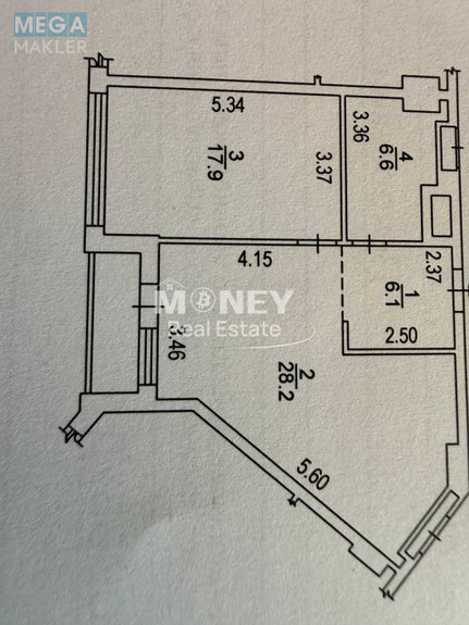 Продаж 1 кімнатної квартири (60/?/25), 9 пов. 12 пов. будинку, <a class="location-link" href="/kiev/" title="Недвижимость Київ">Київ</a>, <a class="location-link" href="/kiev/pecherskij/" title="Недвижимость Печерський район">Печерський р-н</a>, Тверський тупік, 7Б (изображение 23)
