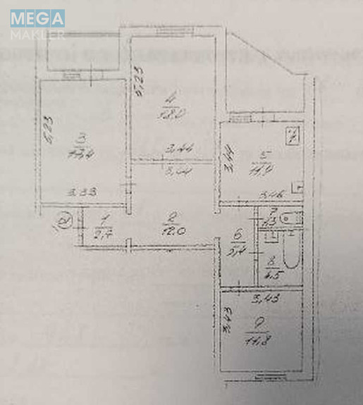 Продаж 3 кімнатної квартири (92,8/47/11,8), 16 пов. 16 пов. будинку, <a class="location-link" href="/kiev/" title="Недвижимость Київ">Київ</a>, <a class="location-link" href="/kiev/desnyanskij/" title="Недвижимость Деснянський район">Деснянський р-н</a>, Лісківська вул., 20 (изображение 13)