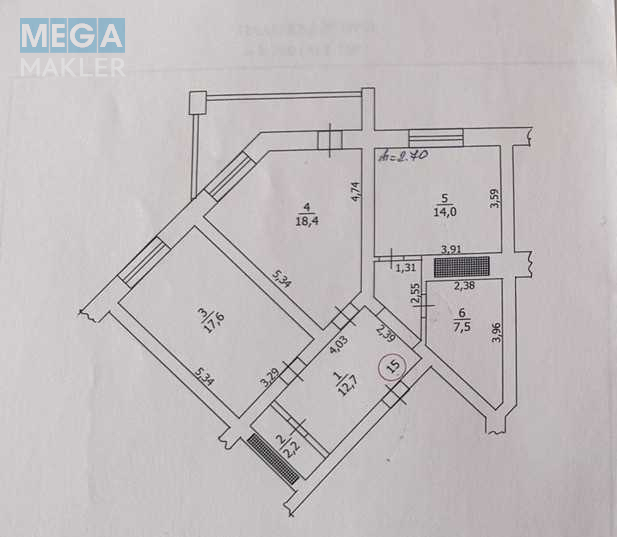 Продаж 2 кімнатної квартири (75/36/12,7), 4 пов. 9 пов. будинку, <a class="location-link" href="/borispol/" title="Недвижимость Бориспіль">Бориспіль</a>, ШЕВЧЕНКА, 145/1 (изображение 16)