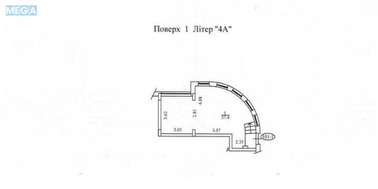 Оренда комерційної нерухомості, 37,40&nbsp;кв.м, <a class="location-link" href="/kiev/" title="Недвижимость Київ">Київ</a>, <a class="location-link" href="/kiev/goloseevskij/" title="Недвижимость Голосіївський район">Голосіївський р-н</a>, Теремковская ул., 4а (изображение 1)