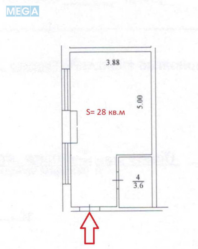 Продаж 1 кімнатної квартири (28/?/?), 3 пов. 16 пов. будинку, <a class="location-link" href="/kiev/" title="Недвижимость Київ">Київ</a>, <a class="location-link" href="/kiev/pecherskij/" title="Недвижимость Печерський район">Печерський р-н</a>, Евгения Коновальца ул., 36е (изображение 1)