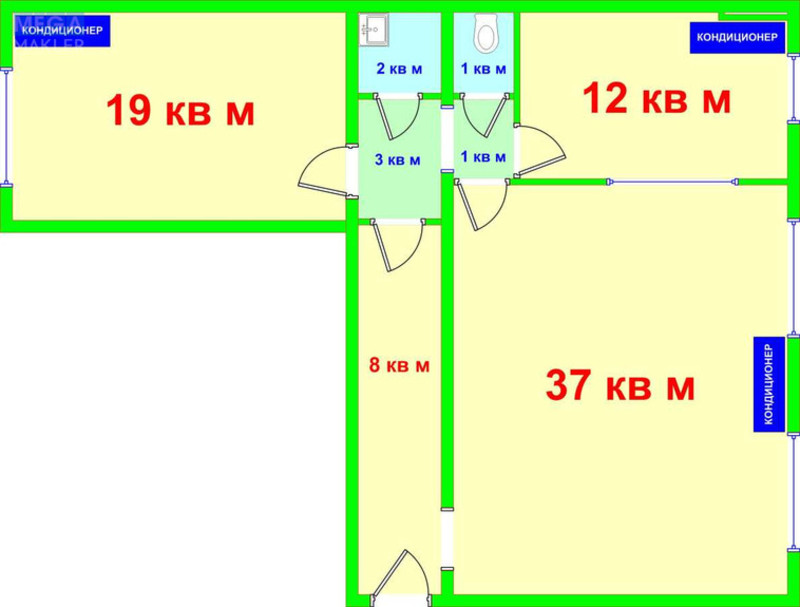 Оренда 2 кімнатної квартири, <a class="location-link" href="/kiev/" title="Недвижимость Київ">Київ</a>, <a class="location-link" href="/kiev/pecherskij/" title="Недвижимость Печерський район">Печерський р-н</a>, Іпсилантіївський пров., 3 (изображение 1)