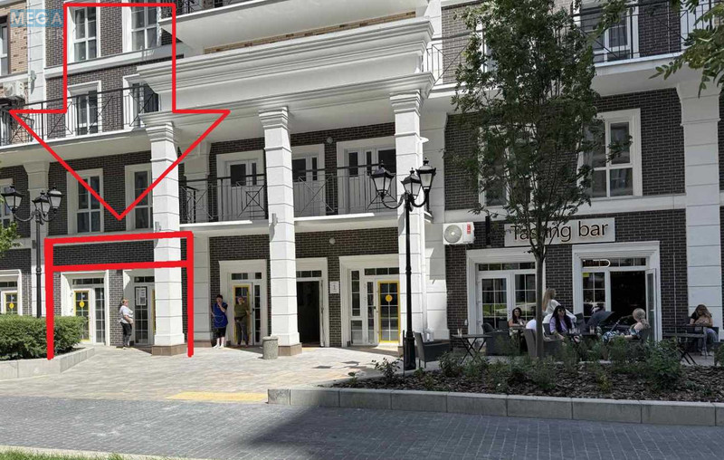 Продаж комерційної нерухомості, 42 кв.м, под магазин, <a class="location-link" href="/kiev/" title="Недвижимость Київ">Київ</a>, <a class="location-link" href="/kiev/goloseevskij/" title="Недвижимость Голосіївський район">Голосіївський р-н</a>, Михайла Максимовича вул., 26 (изображение 1)