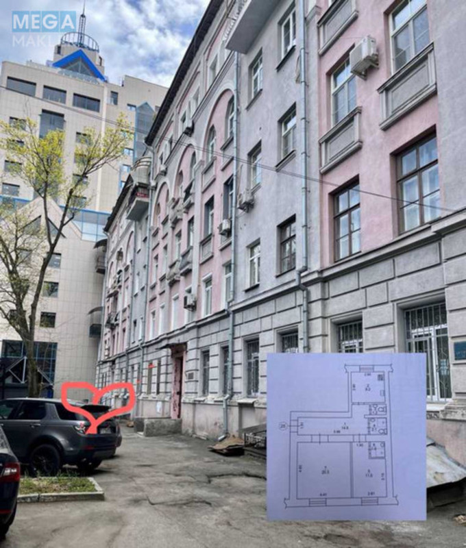 Продаж комерційної нерухомості, 59 кв.м, под офис, <a class="location-link" href="/kiev/" title="Недвижимость Київ">Київ</a>, <a class="location-link" href="/kiev/pecherskij/" title="Недвижимость Печерський район">Печерський р-н</a>, Дарвина ул., 10 (изображение 1)