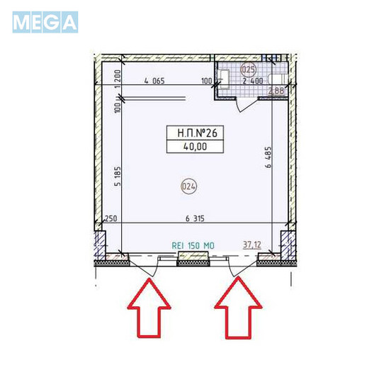 Продаж комерційної нерухомості, 40&nbsp;кв.м, под магазин, <a class="location-link" href="/kiev/" title="Недвижимость Київ">Київ</a>, <a class="location-link" href="/kiev/goloseevskij/" title="Недвижимость Голосіївський район">Голосіївський р-н</a>, Михайла Максимовича вул., 26Е (изображение 1)