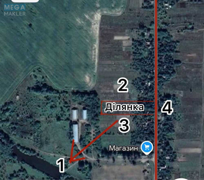 Продажа участка, 56 соток, участок под жилую застройку, <a class="location-link" href="/gruzskoe-selo-kv/" title="Недвижимость Грузьке">Грузьке</a>, Новоселиця (изображение 1)