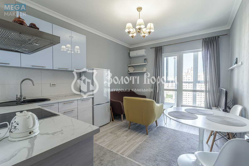 Продаж 1 кімнатної квартири (51,5/15/14,8), 23 пов. 25 пов. будинку, <a class="location-link" href="/kiev/" title="Недвижимость Київ">Київ</a>, <a class="location-link" href="/kiev/darnickij/" title="Недвижимость Дарницький район">Дарницький р-н</a>, Ревуцького вул., 54б (изображение 1)